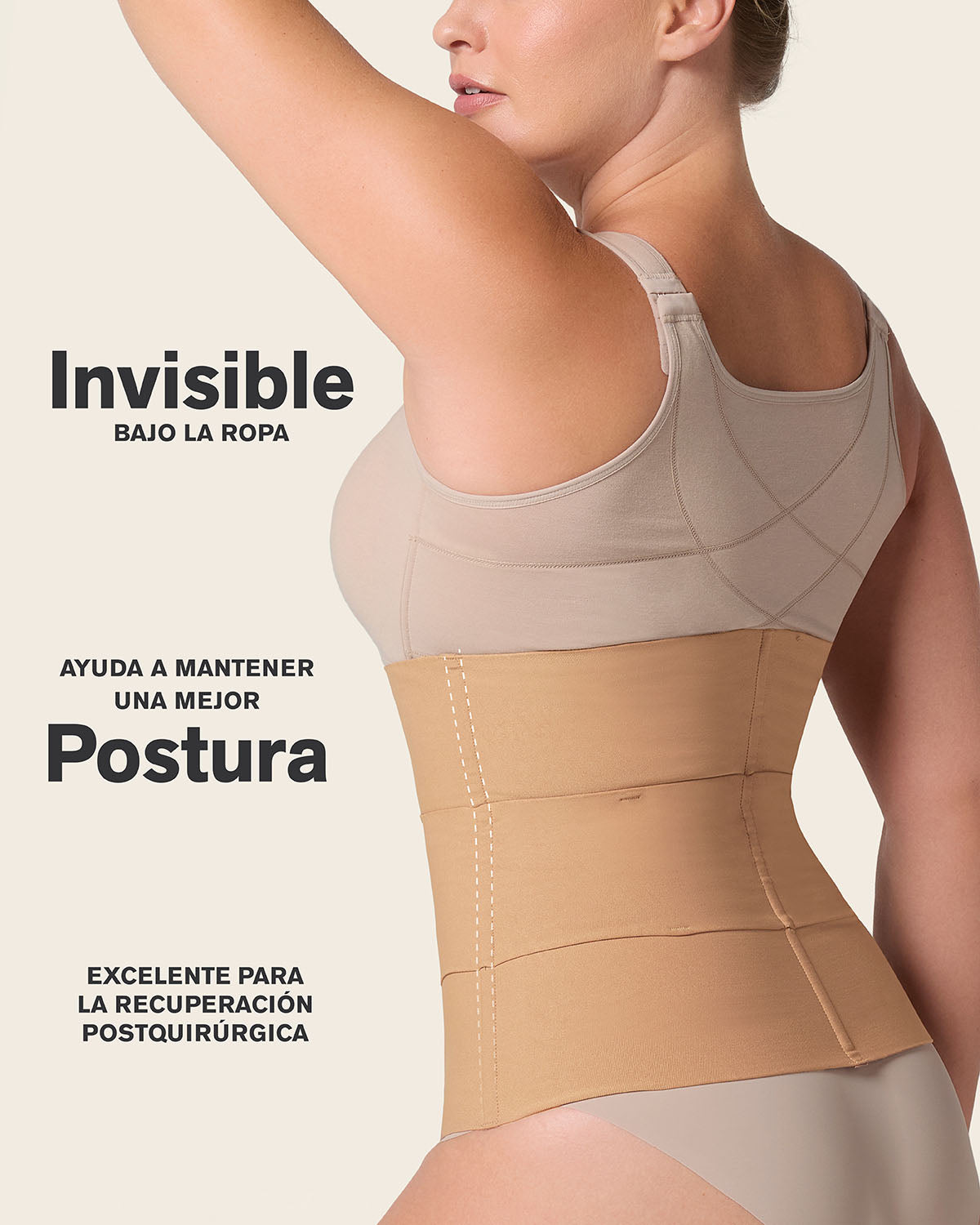 3-Belt Custom Waist Cincher with Lumbar Support