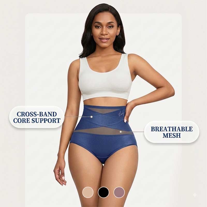 Airflow Cross-Compression High-Waist Shaping Panty