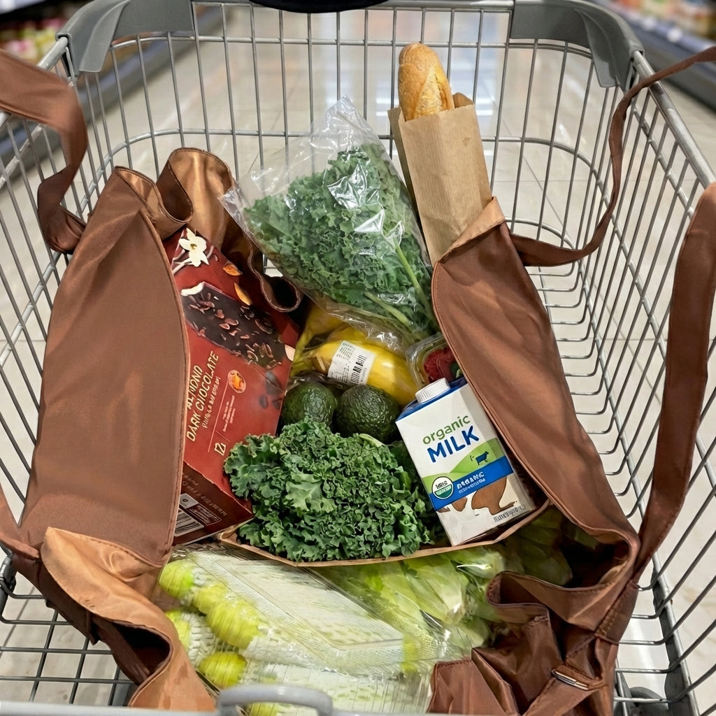 Foldable High-Capacity Grocery Tote