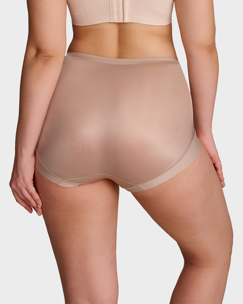 High-Waist Cross Compression Shaping Panties (2 Pack)