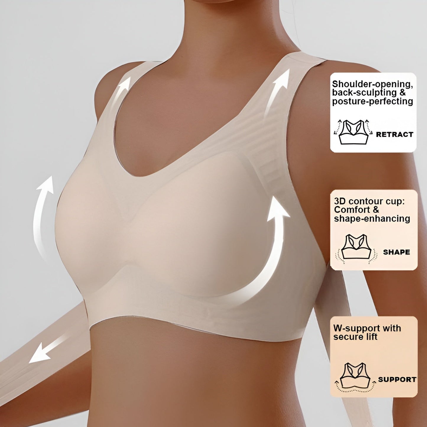 Slimetica AlignBra™ Seamless Back & Shoulder Relief