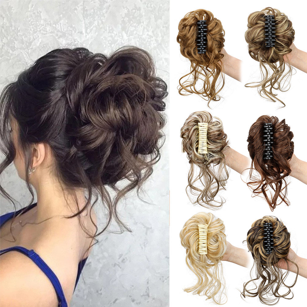 Messy Bun Hair Piece Claw Clip