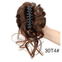 Dark brown caramel ombre