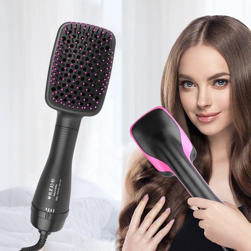 2-in-1 Multi-Functional Hot Air Brush, Wet Dry Hair Dryer Comb