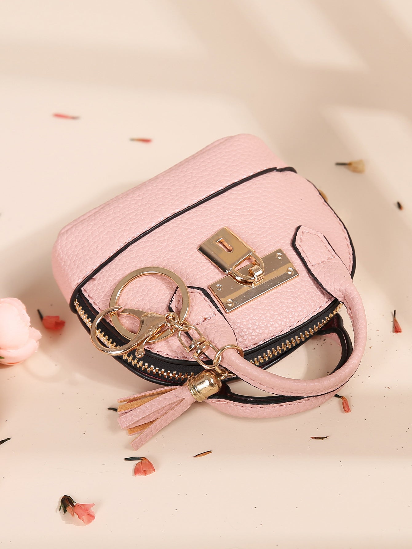 Mini Semicircle Keychain Coin Purse