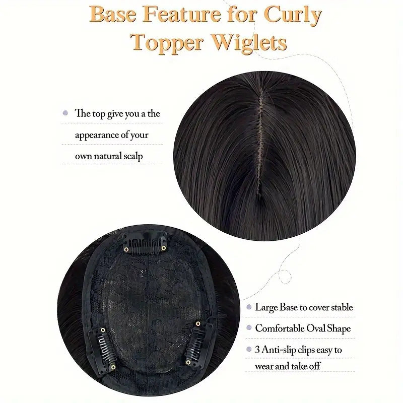 American Big Wavy Hair Topper