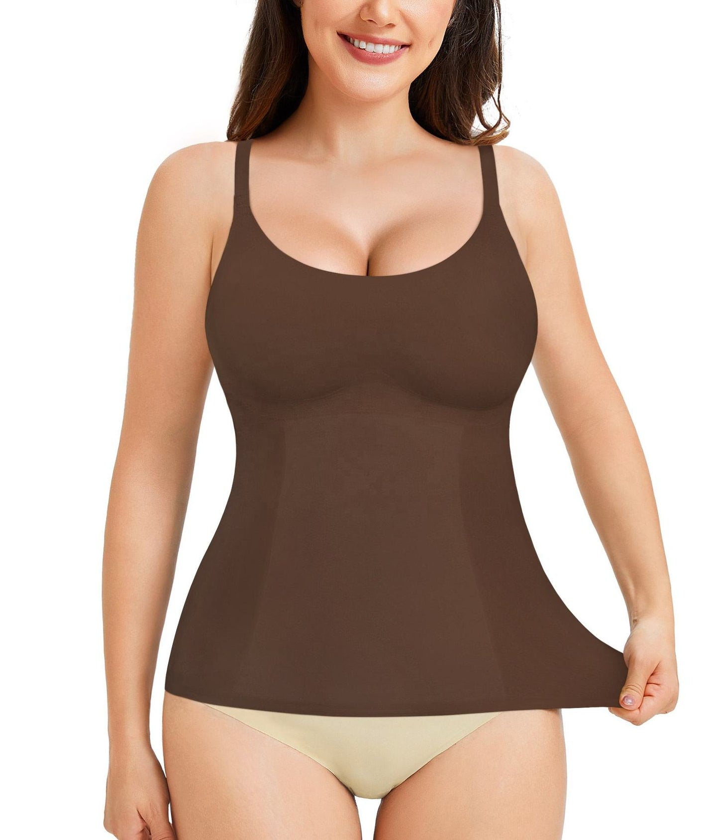 Cami with Built in Bra Tummy Control Camisole Shapewear