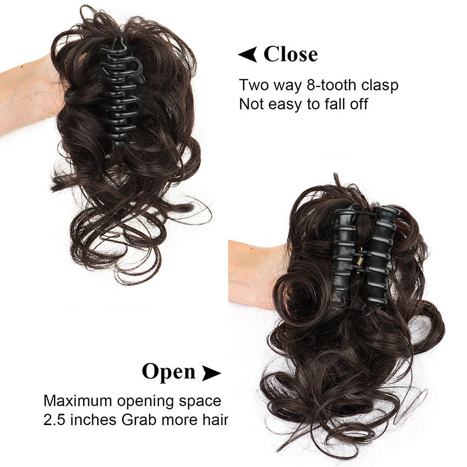 Messy Bun Hair Piece Claw Clip