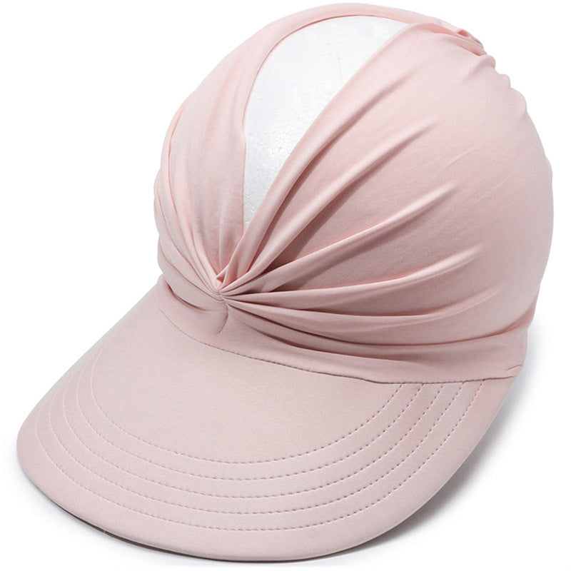Summer Sun Visor Ponytail Hat 2 Pack