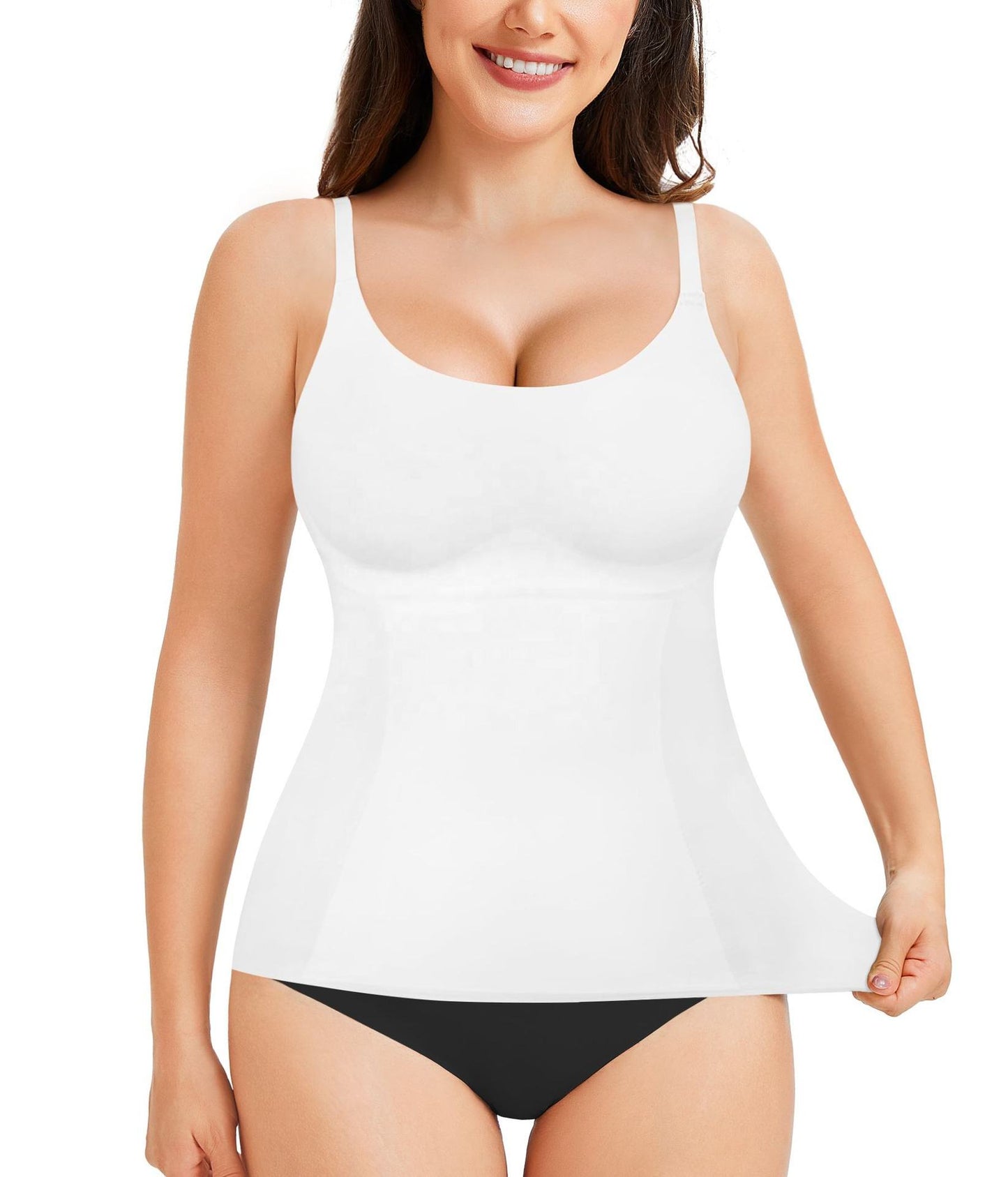 Cami with Built in Bra Tummy Control Camisole Shapewear