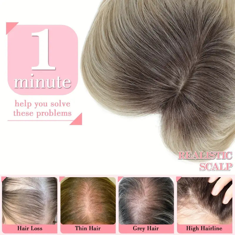 American Big Wavy Hair Topper