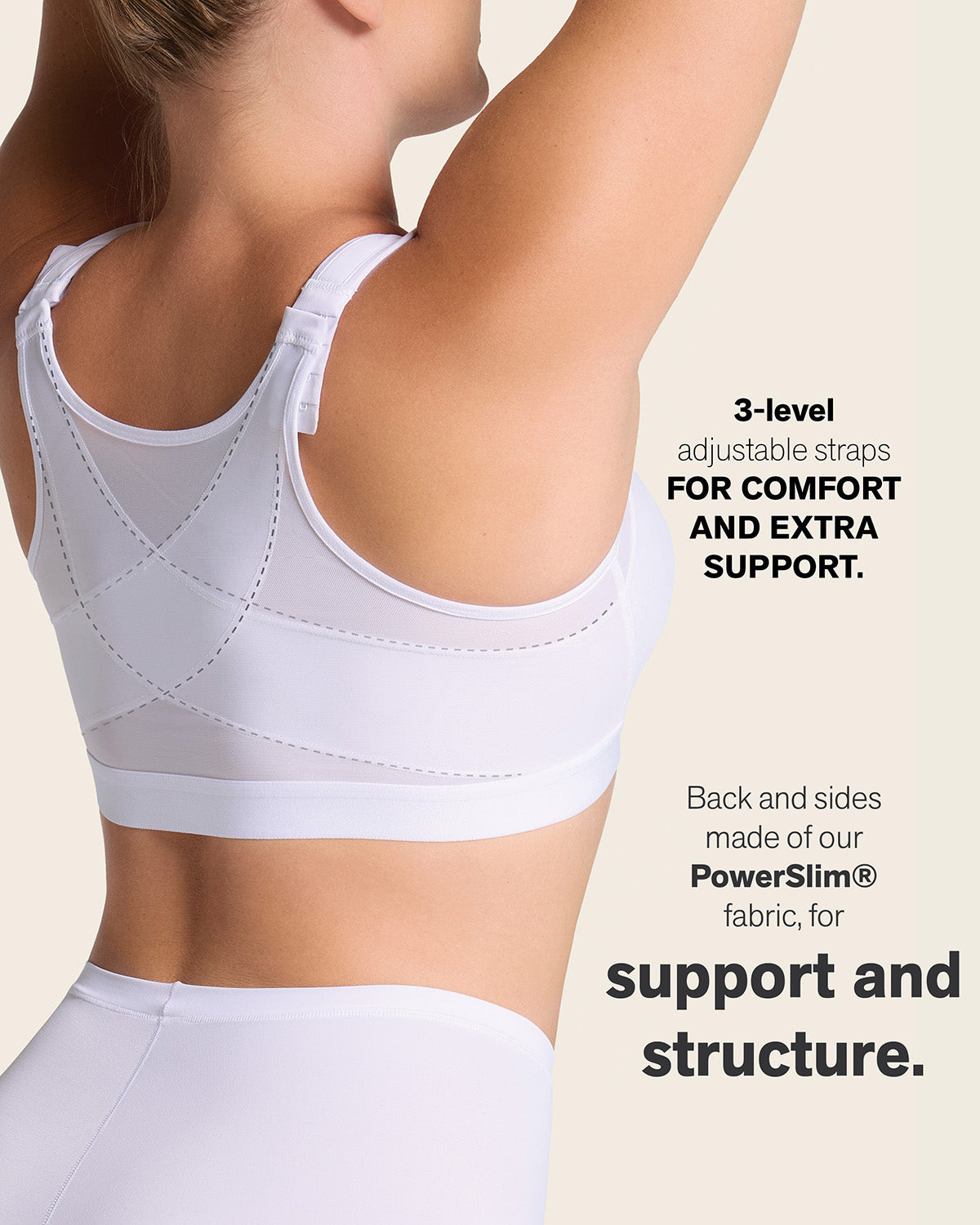 Post-Surgical Wireless Bra with Front Closure