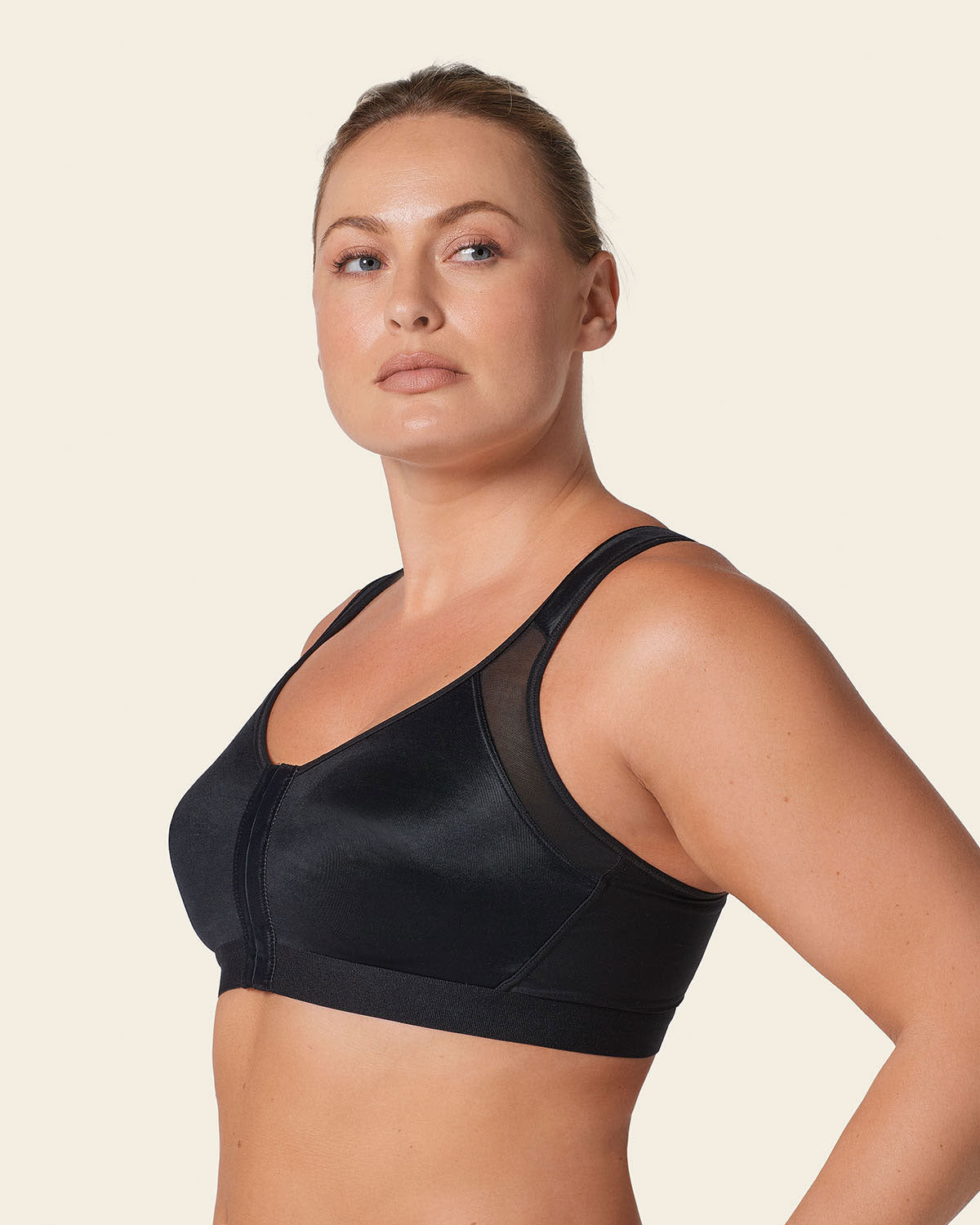 Post-Surgical Wireless Bra with Front Closure