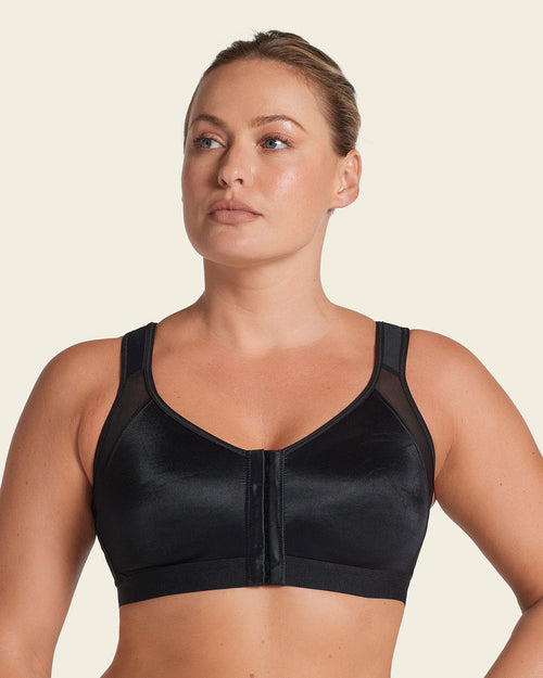 Post-Surgical Wireless Bra with Front Closure