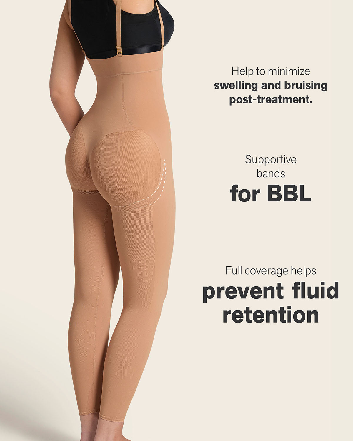 Post-Surgical Ankle Length Bodysuit