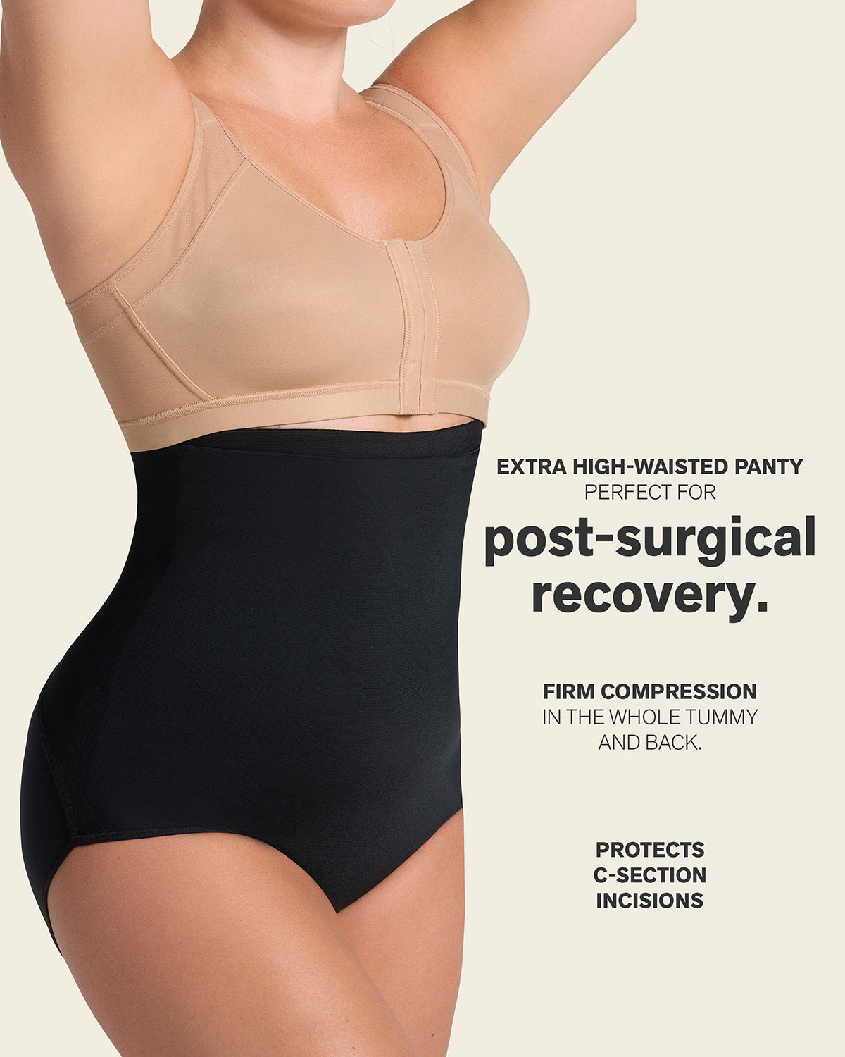 Post-Surgical Velcro Closure Firm Compression Binder