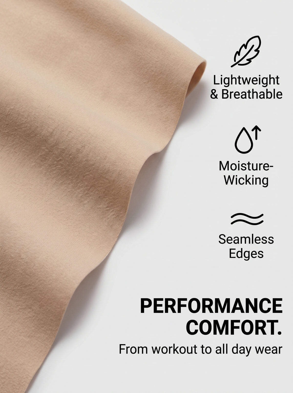 High-Rise Smooth-Front Thong Underwear, 3-Pack