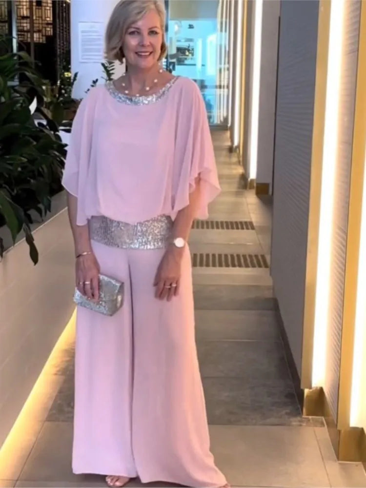 Elegant 2-Piece Sequin Set S-3XL