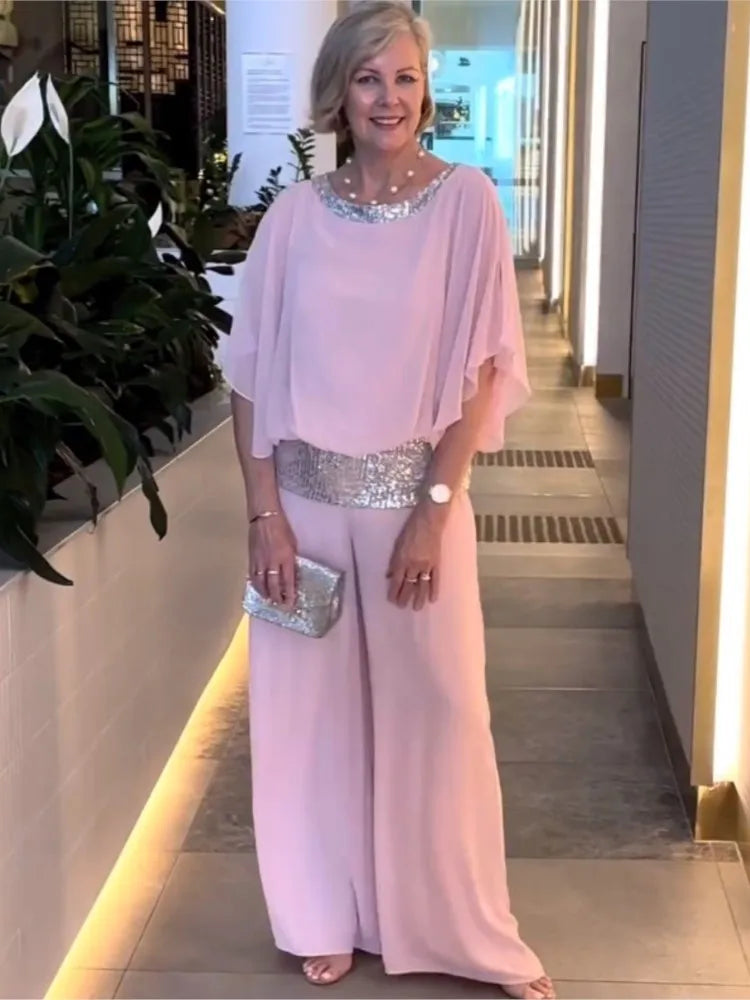 Elegant 2-Piece Sequin Set S-3XL