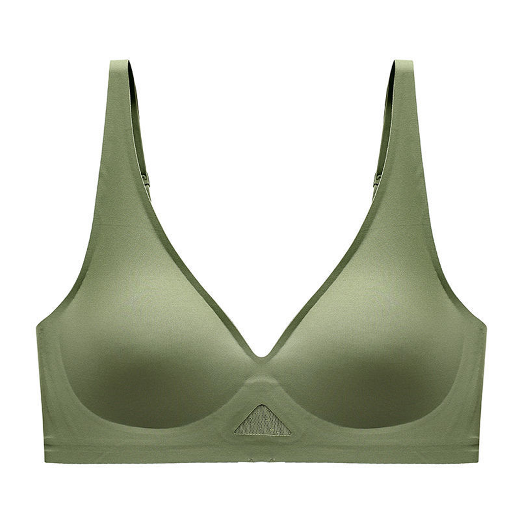 Wireless Seamless Push-Up Bra 2-Piece Set