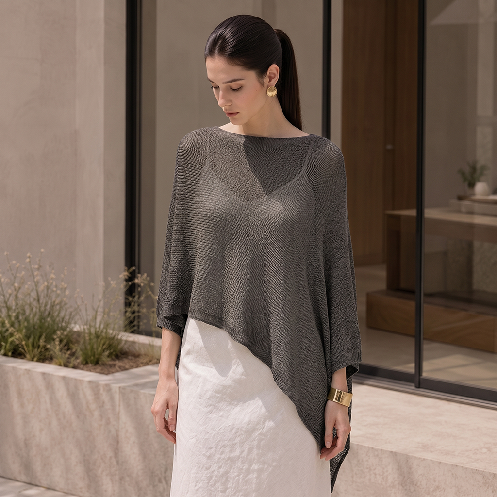 Irregular Casual Loose Summer Knit Shawl