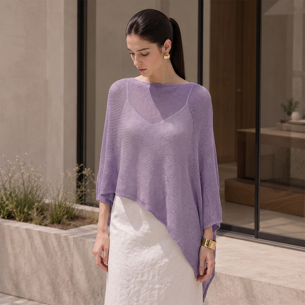 Irregular Casual Loose Summer Knit Shawl