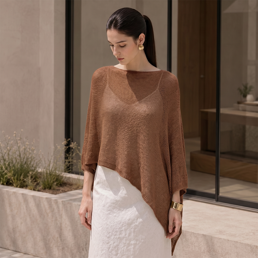 Irregular Casual Loose Summer Knit Shawl