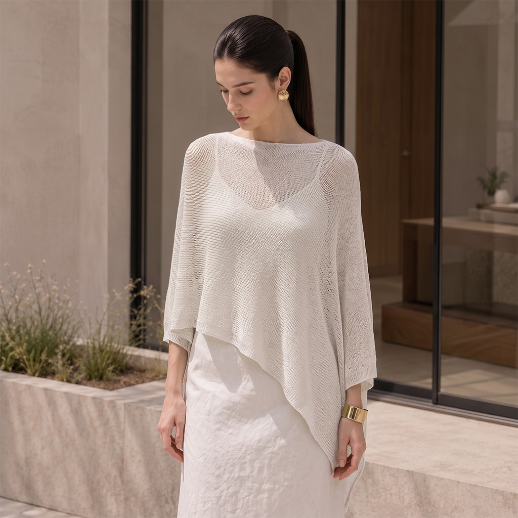 Irregular Casual Loose Summer Knit Shawl