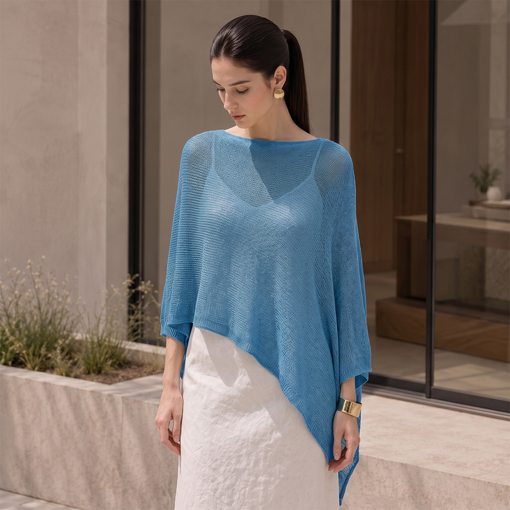 Irregular Casual Loose Summer Knit Shawl