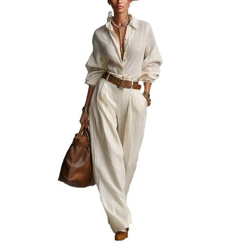 Avery Button Down Lounge Set