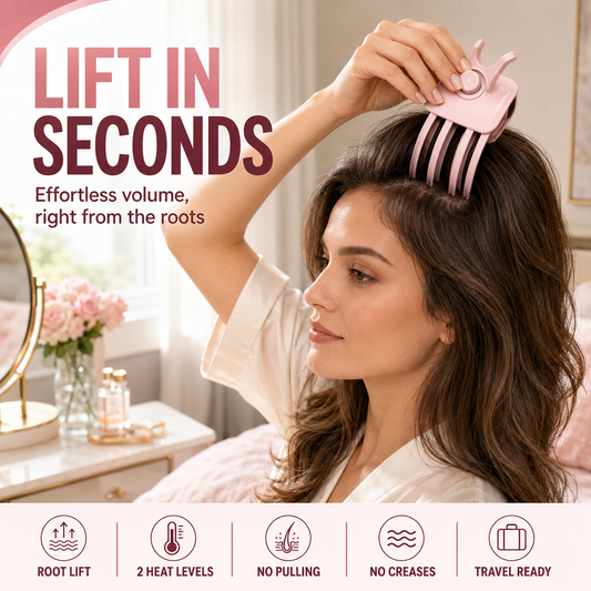 Cordless Heated Root-Lift Styling Clip