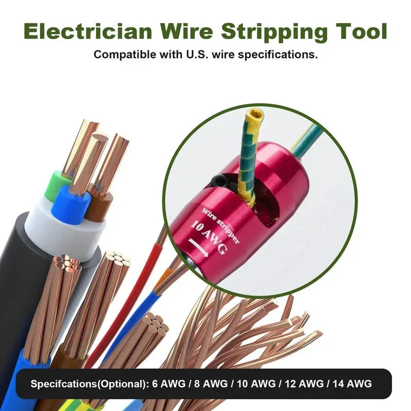 4-Piece Wire Stripper & Drill Wire Twister Kit - image 7