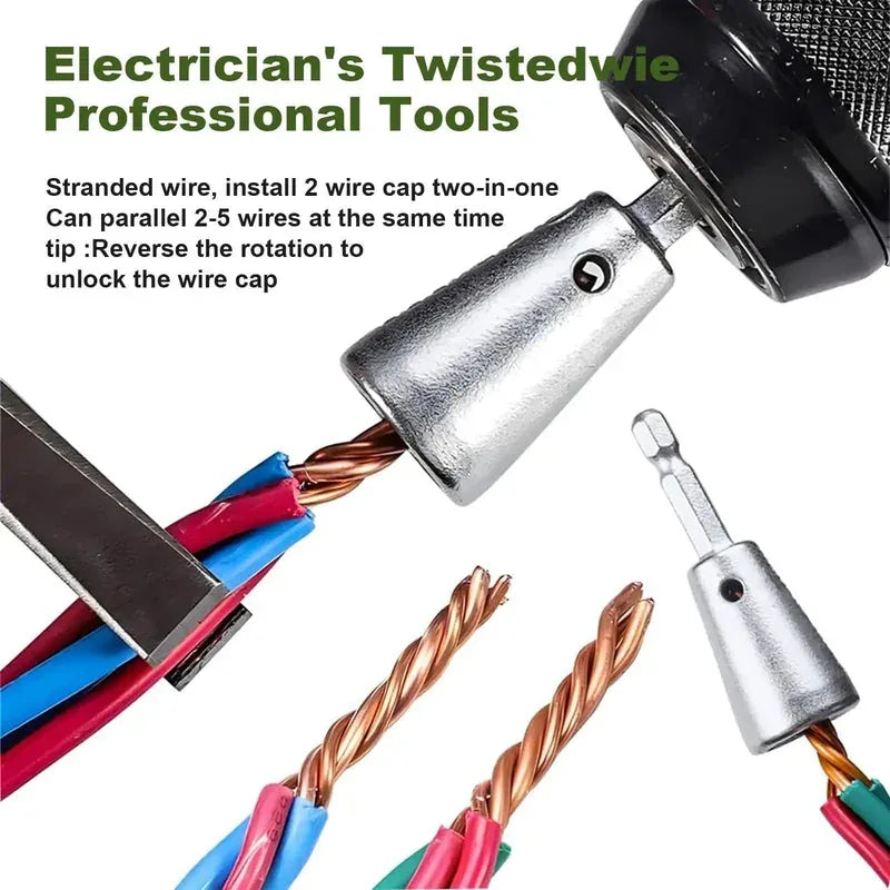 4-Piece Wire Stripper & Drill Wire Twister Kit - image 8