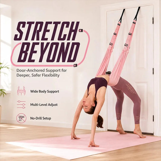 Adjustable Door Stretching Strap for Flexibility Training