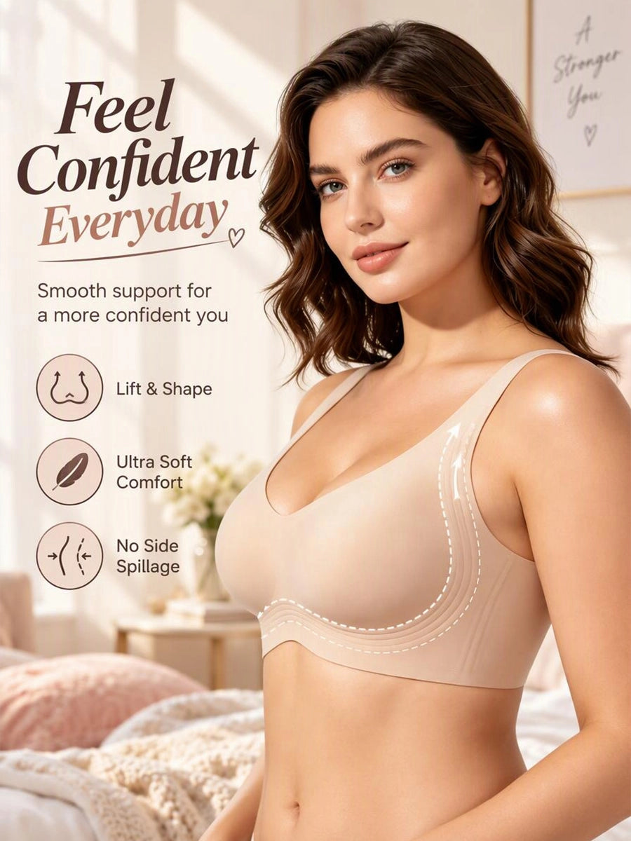 Women's Wireless Full-Coverage Smoothing Bra