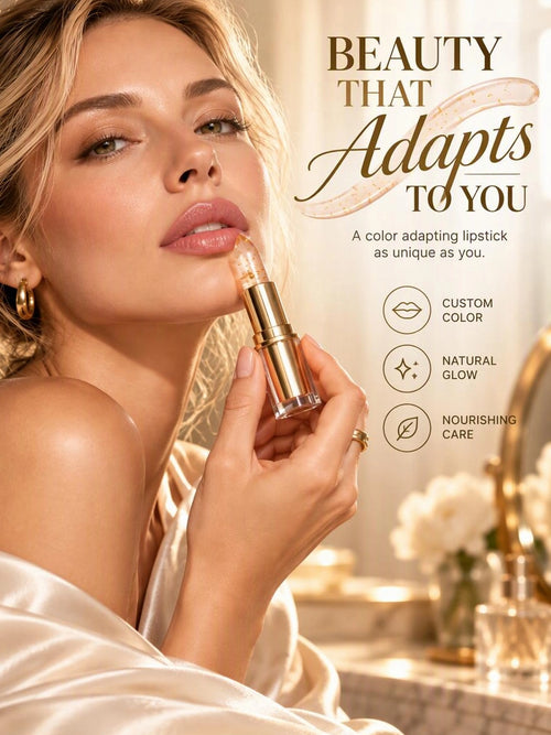 Clear Flower Lipstick with Color-Changing Tint