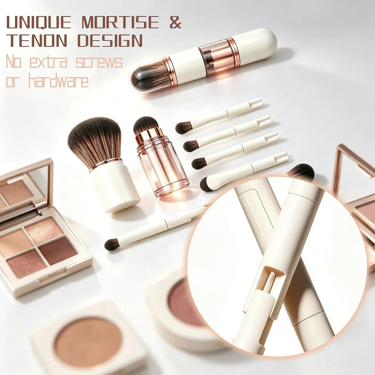 6-in-1 Compact Makeup Brush Set — view 3