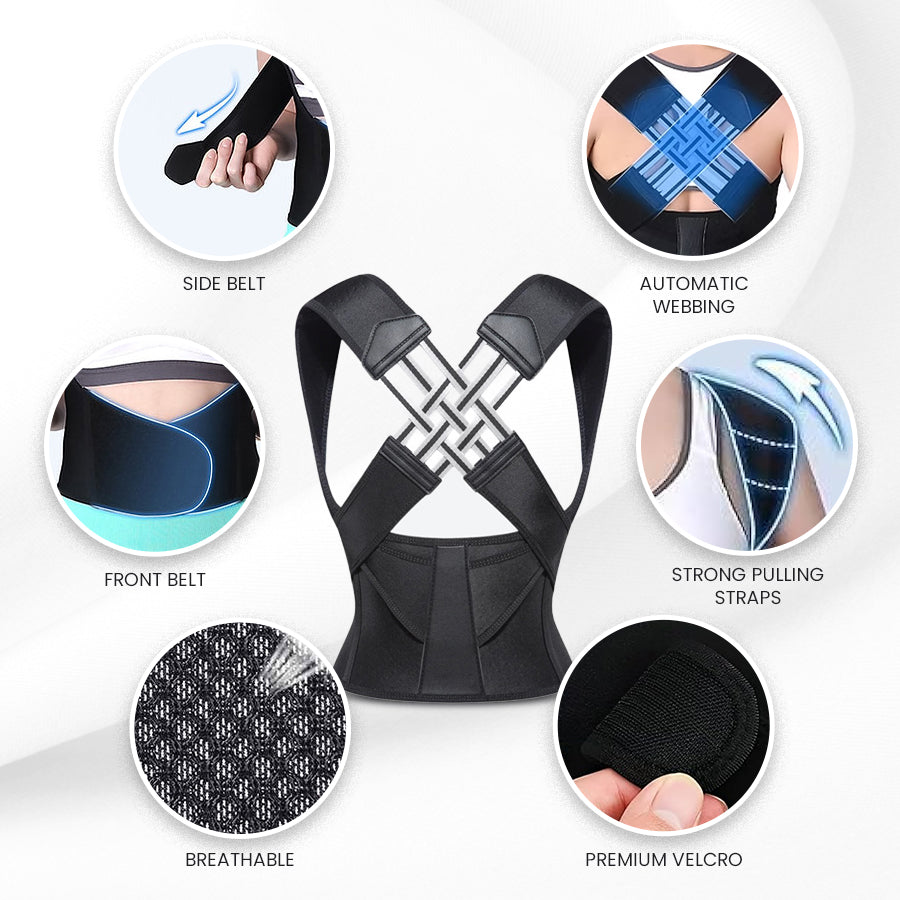 Premium Back Posture Corrector – Straighten Your Spine & Relieve Pain Instantly