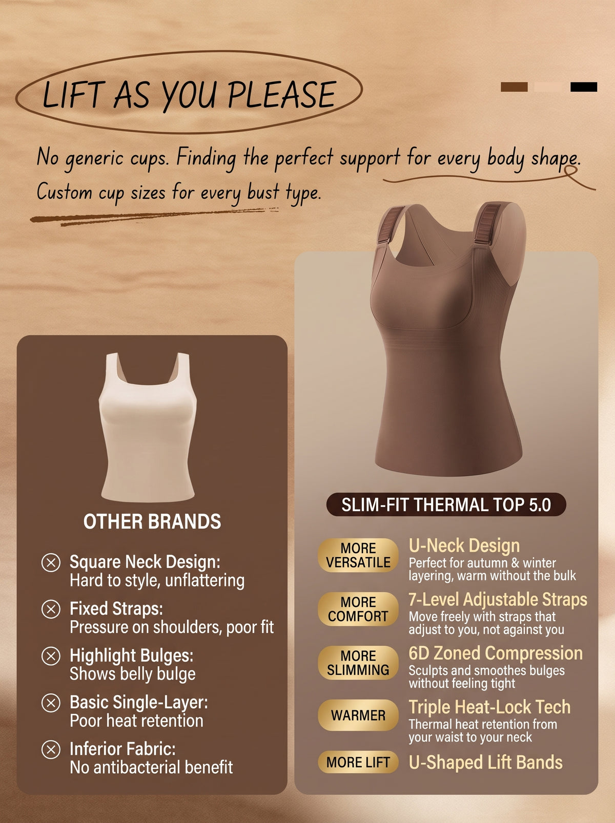 Women’s Shaping Tank Top for Smooth Everyday Layering
