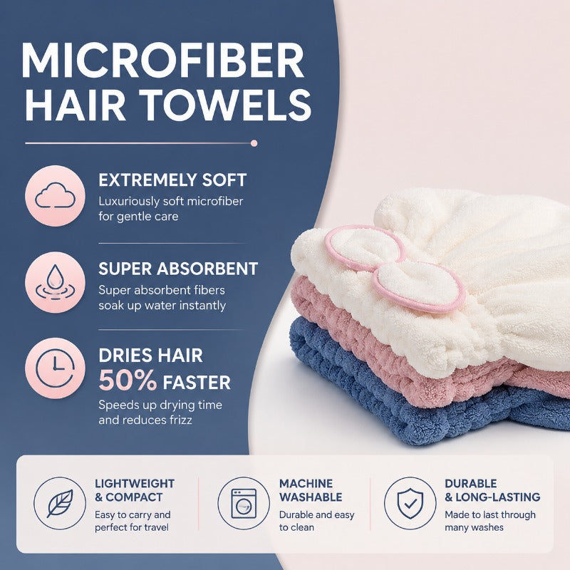 Fast Drying Microfiber Towel Wrap-BUY 1 GET 1 FREE