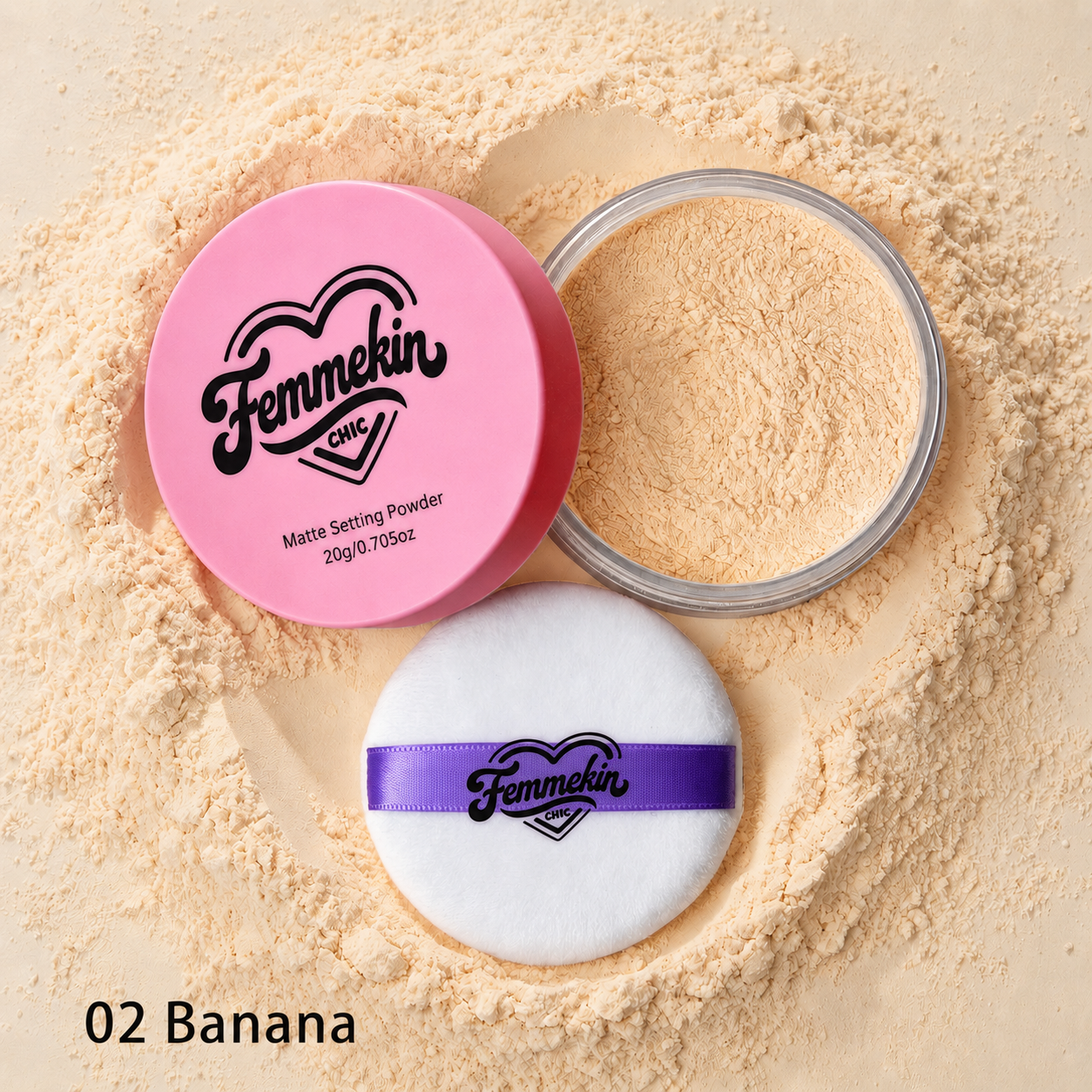 Chic Glow Setting Powder – Lightweight Blur & Translucent Finish
