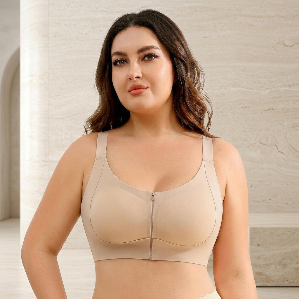 Zip Front Bras for Women