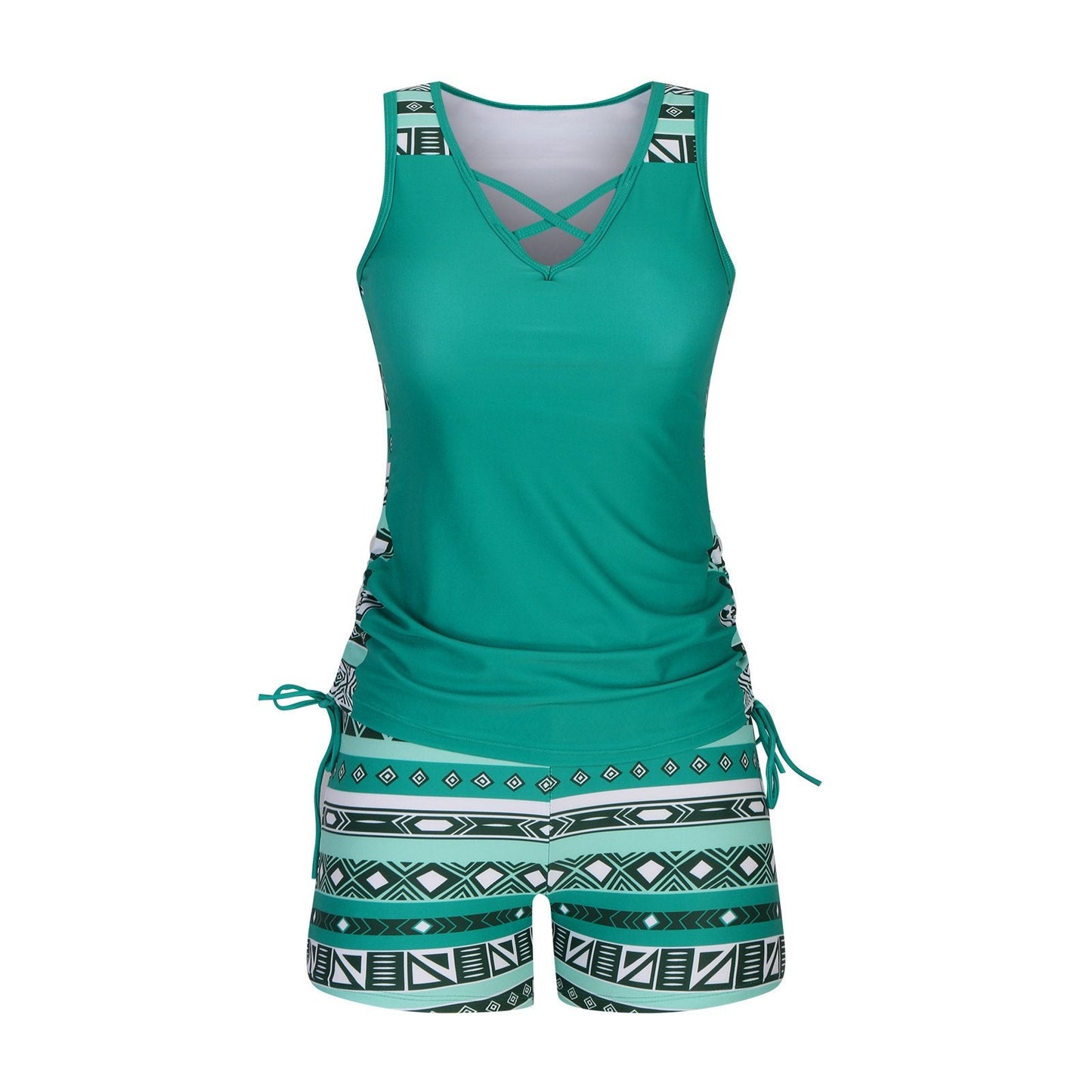 Flattering Boho Swimwear with Shorts💝