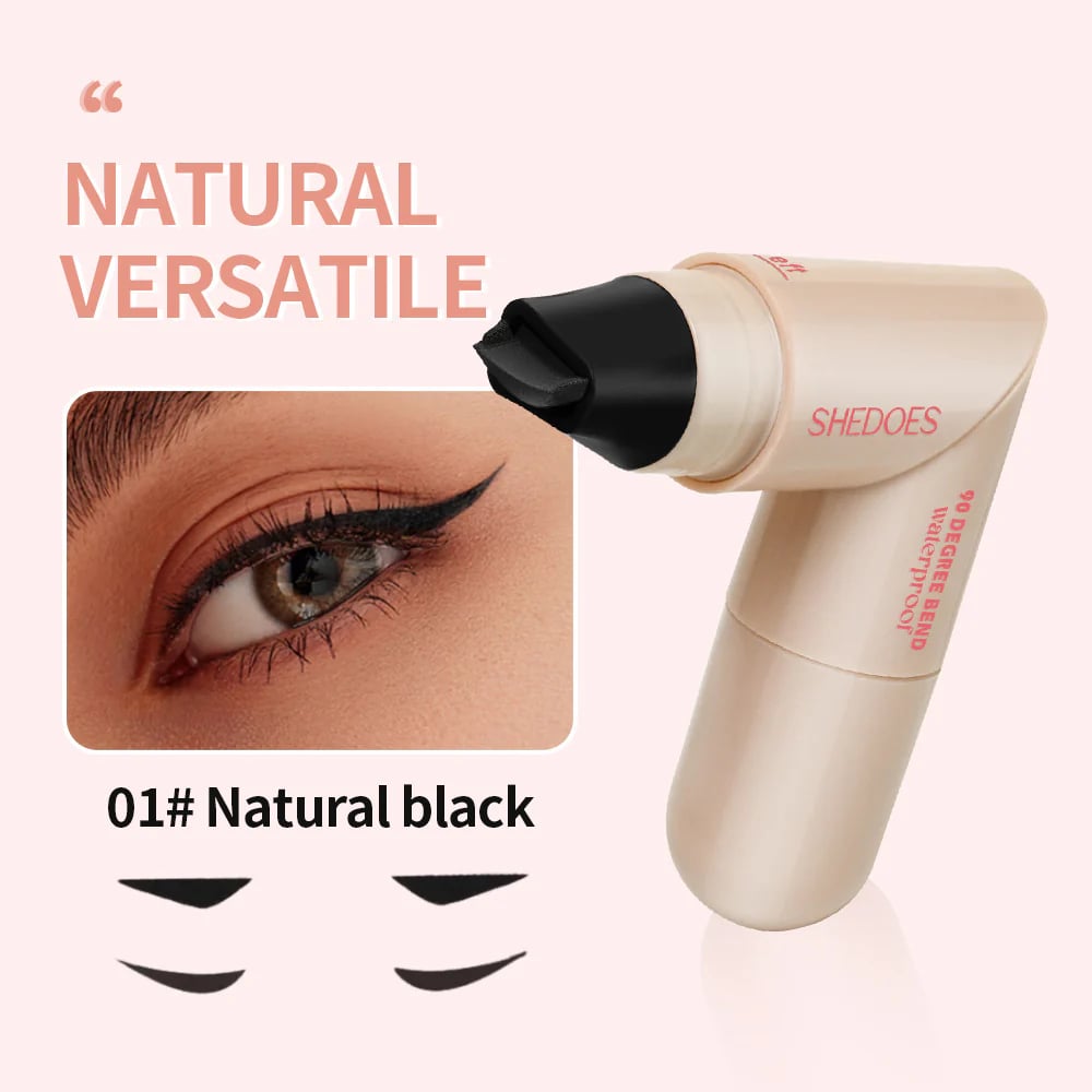Rotating waterproof winged eyeliner stamp pen