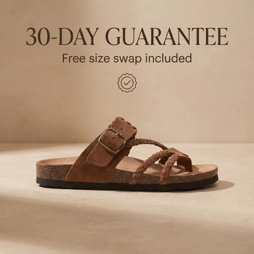 Hayleigh Braided Cork Sandals – Your Feet Called. They Want These