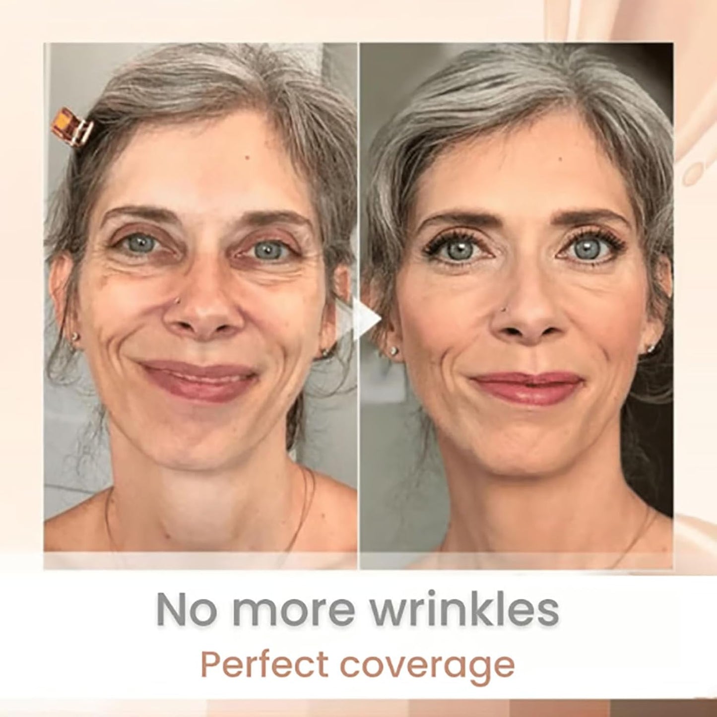 Organic Mineral Waterproof Foundation Stick With Brush 2 in 1  (Skin Color)
