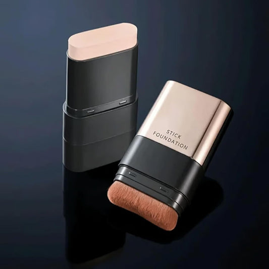 Organic Mineral Waterproof Foundation Stick With Brush 2 in 1  (Skin Color)