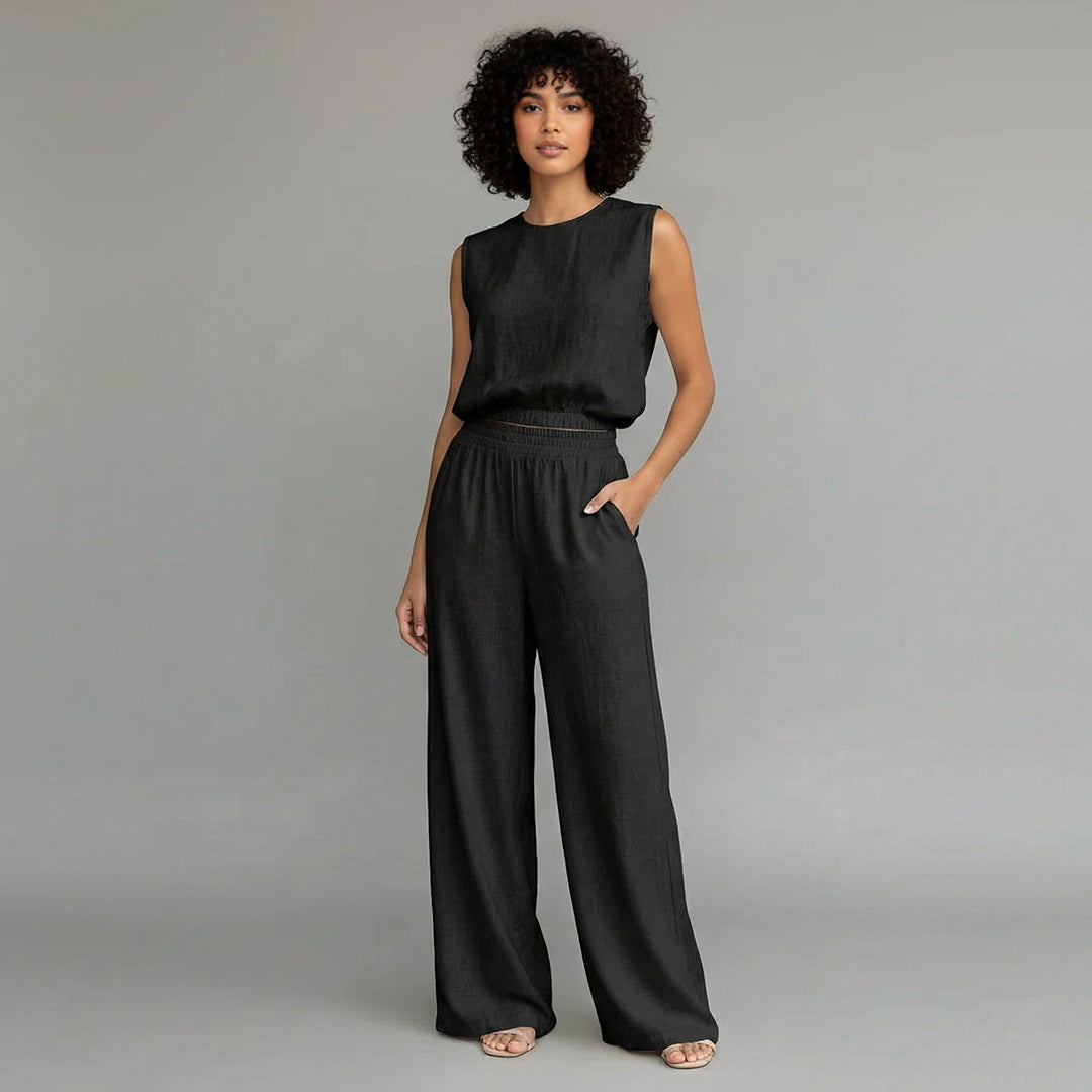 Summer T-Shirt & Long Pants Set