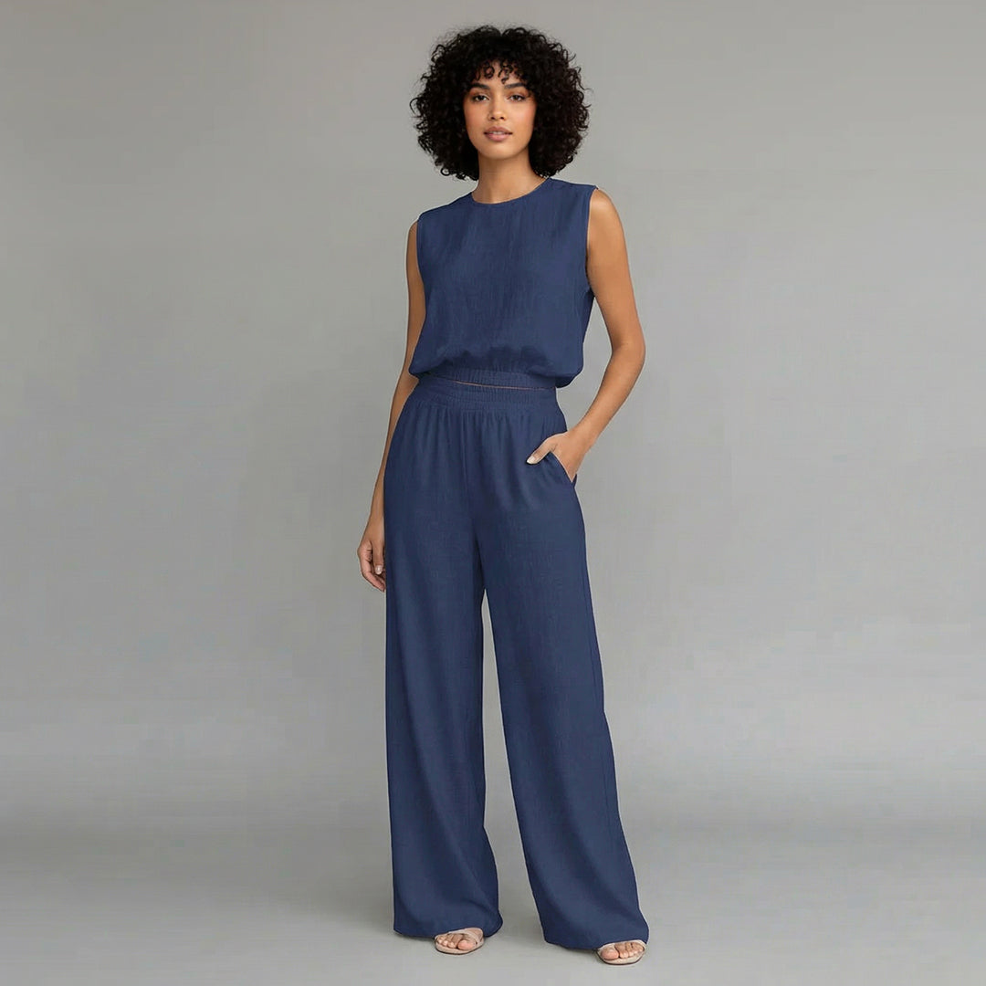 Summer T-Shirt & Long Pants Set