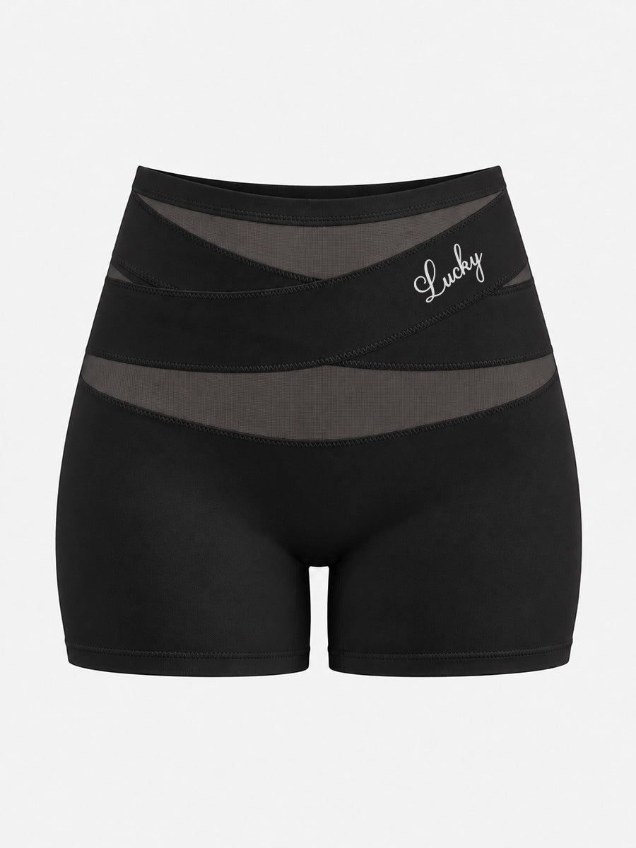 Women's High-Waist Crossover Shaping Boxer Briefs